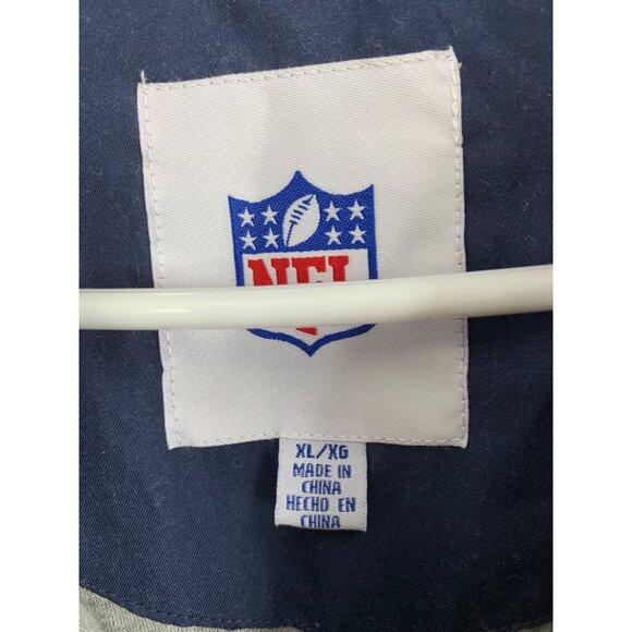 Denver Broncos NFL Pullover Jacket Golf XL RD10711 Lined EUC Sewn Logo Pockets - Picture 3 of 11